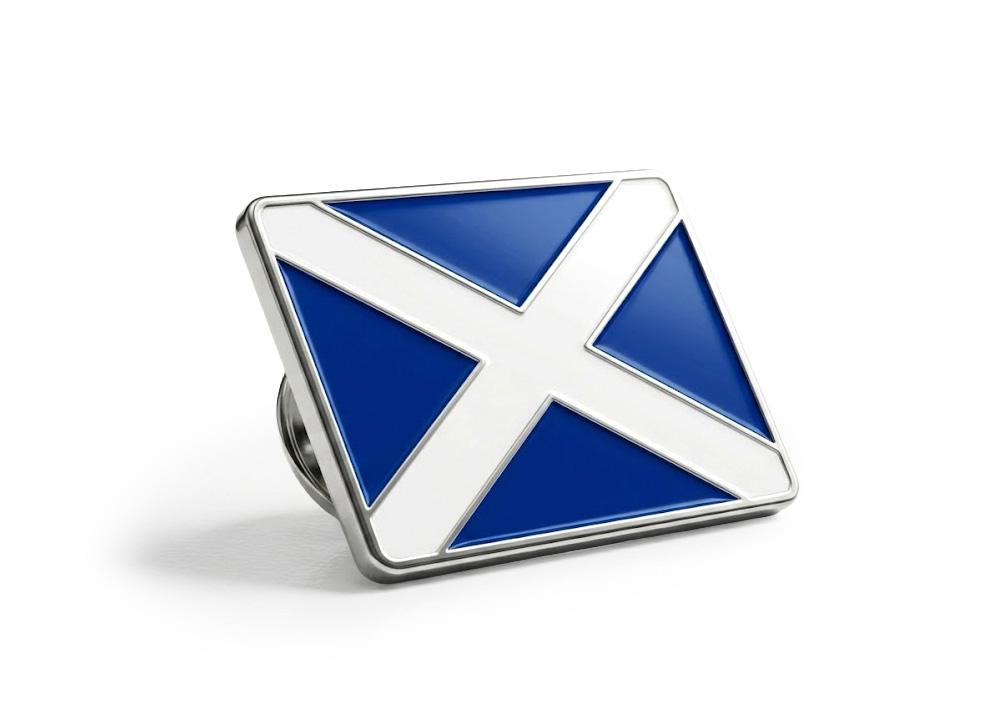 St Andrew’s Cross Scottish Flag Enamel Pin Badge 25 x 17mm